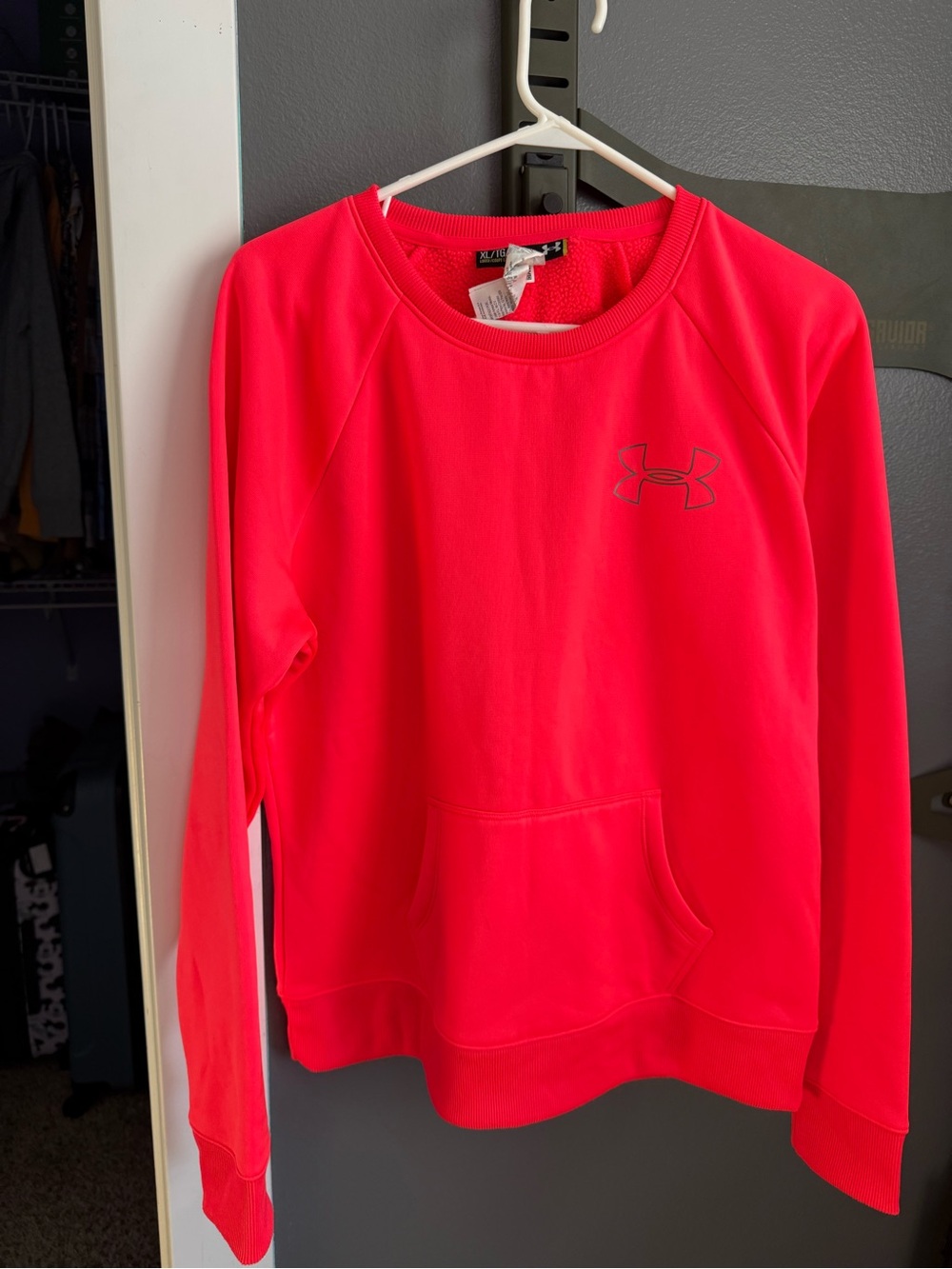 Under Armour Bright Neon Pink Crewneck Sweatshirt
